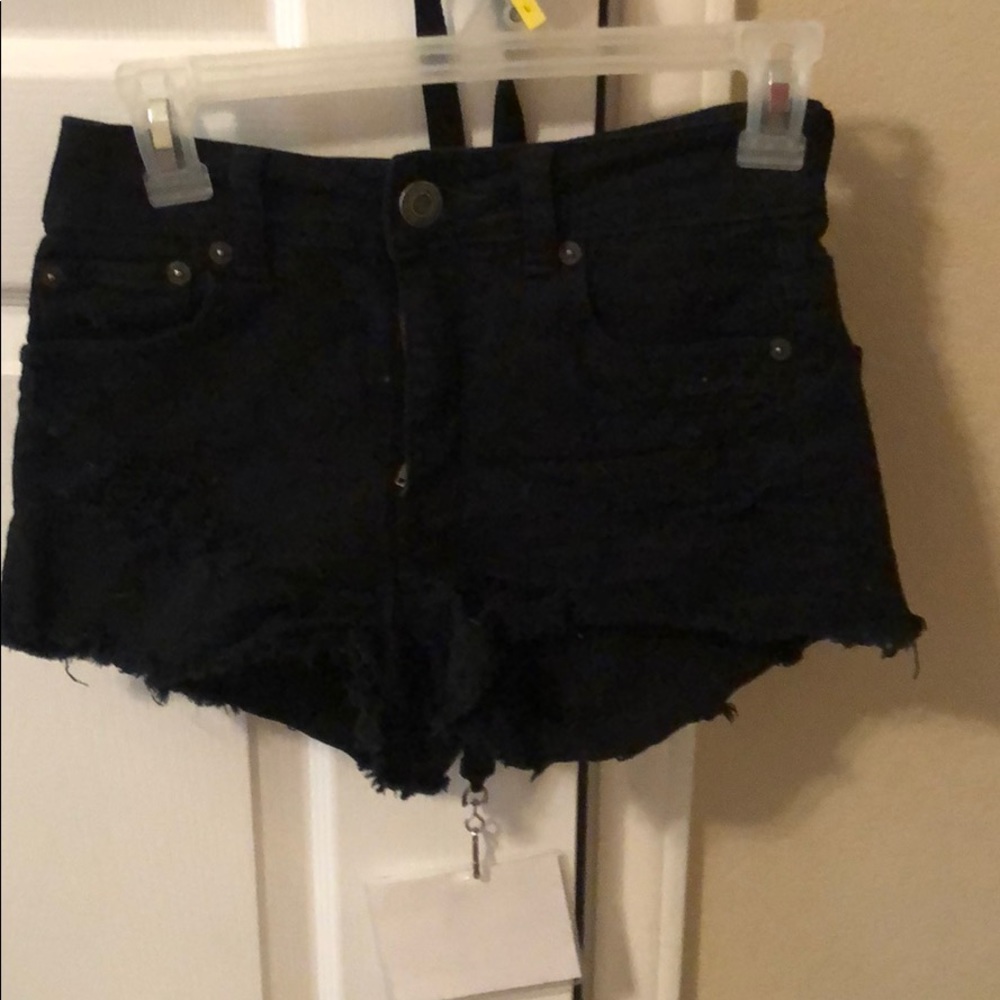 Black American Eagle Shorts